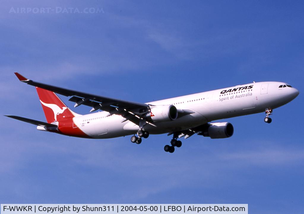 F-WWKR, 2004 Airbus A330-303 C/N 0595, C/n 0595 - To be VH-QPF