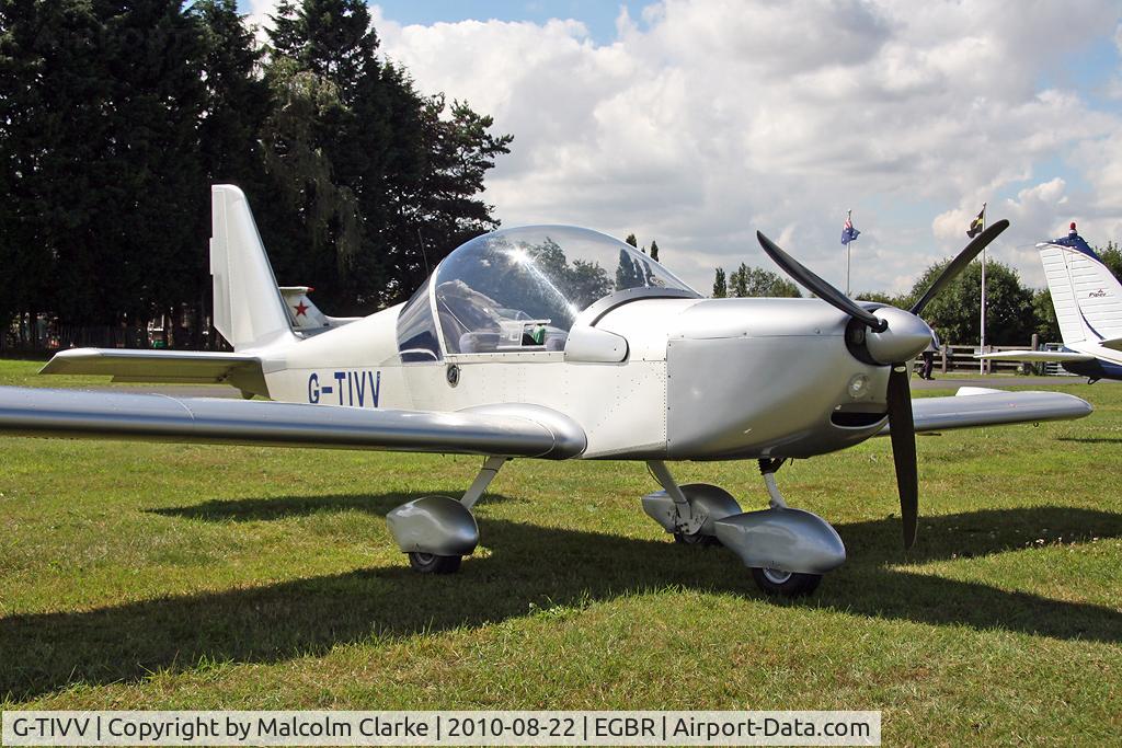G-TIVV, 2005 Aerotechnik EV-97 Eurostar C/N PFA 315-14435, Aerotechnik EV-97 Eurostar, Breighton Airfield, August 2010.