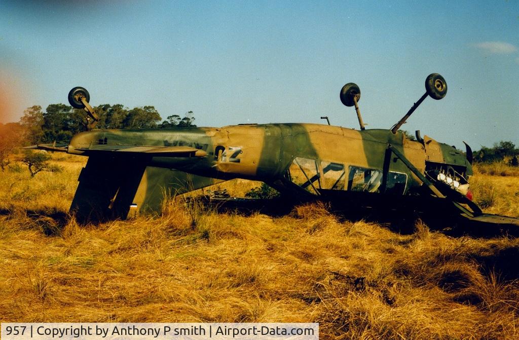957, Aermacchi AM-3C Bosbok C/N 2038, The crash site day after...