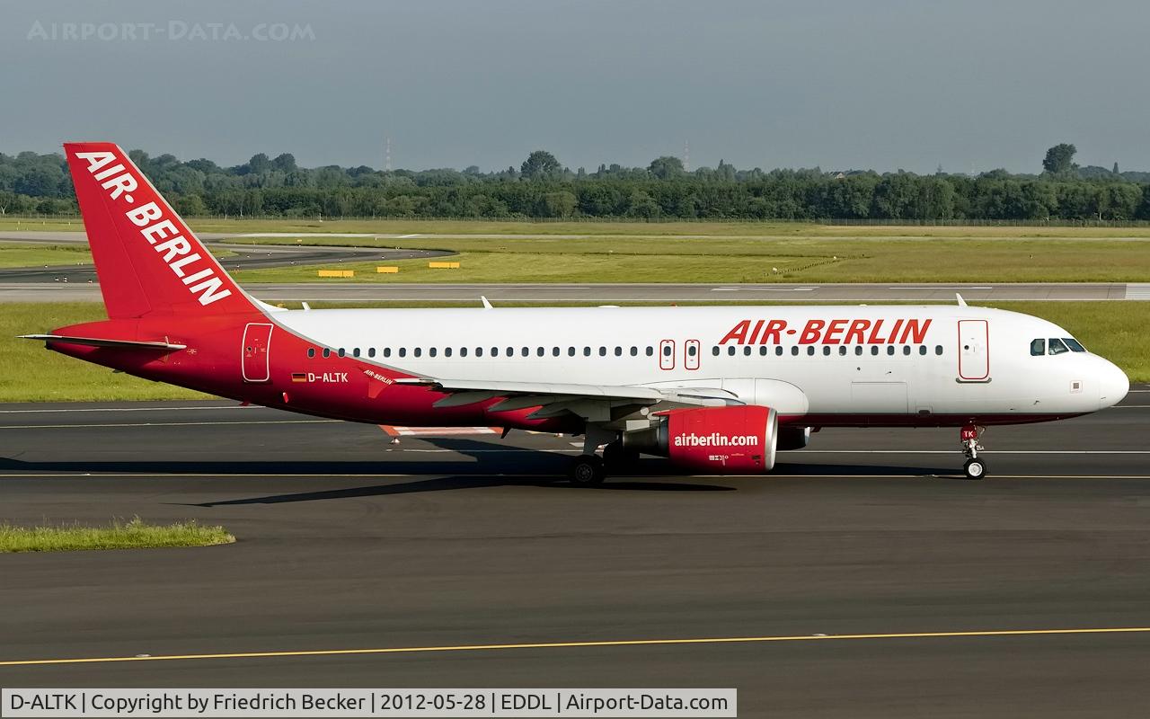 D-ALTK, 2003 Airbus A320-214 C/N 1931, taxying to the active