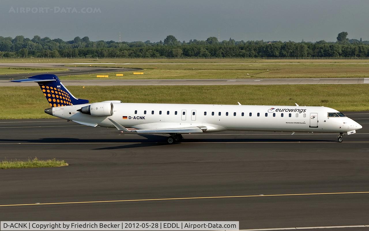D-ACNK, 2010 Bombardier CRJ-900LR (CL-600-2D24) C/N 15251, taxying to the active