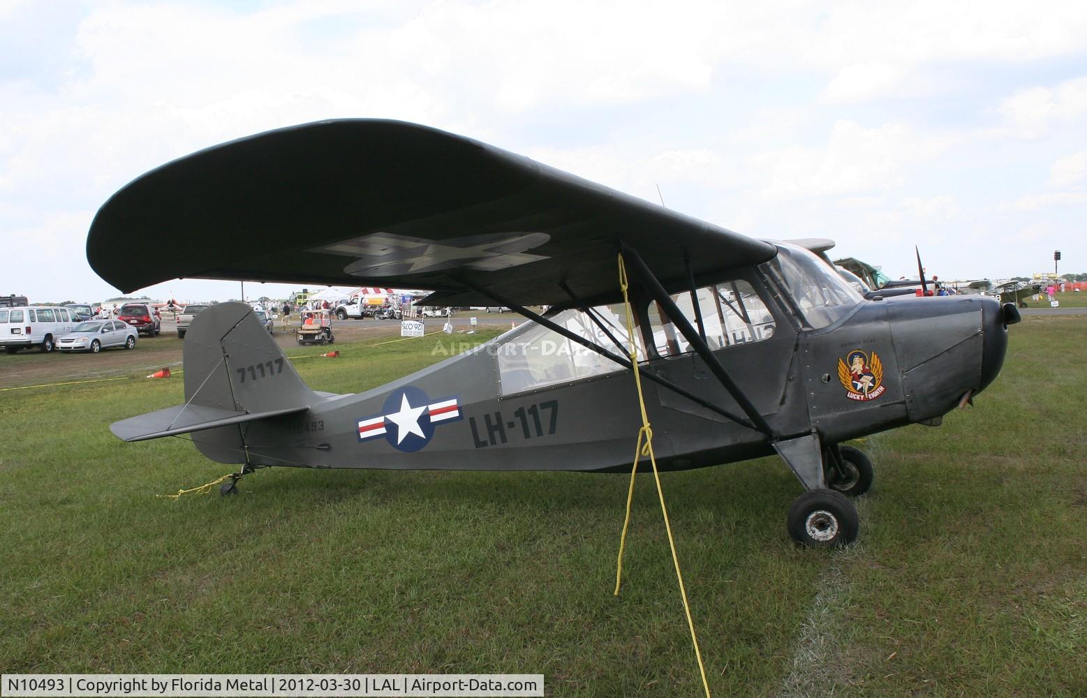 N10493, 1956 Aeronca 7BCM C/N 7BCM341, Aeronca L-16A