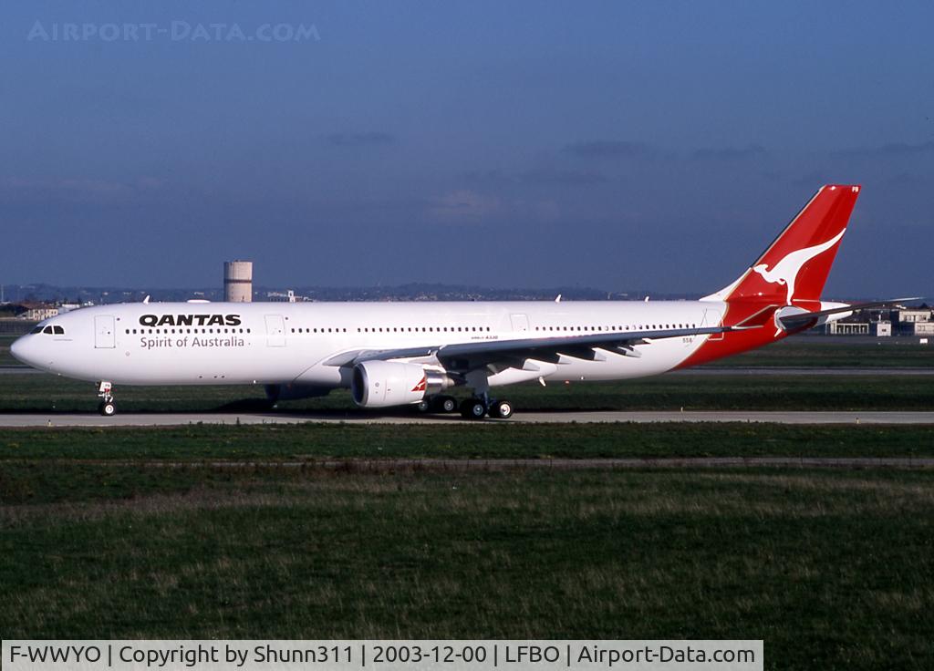 F-WWYO, 2003 Airbus A330-303 C/N 0558, C/n 0558 - To be VH-QPB
