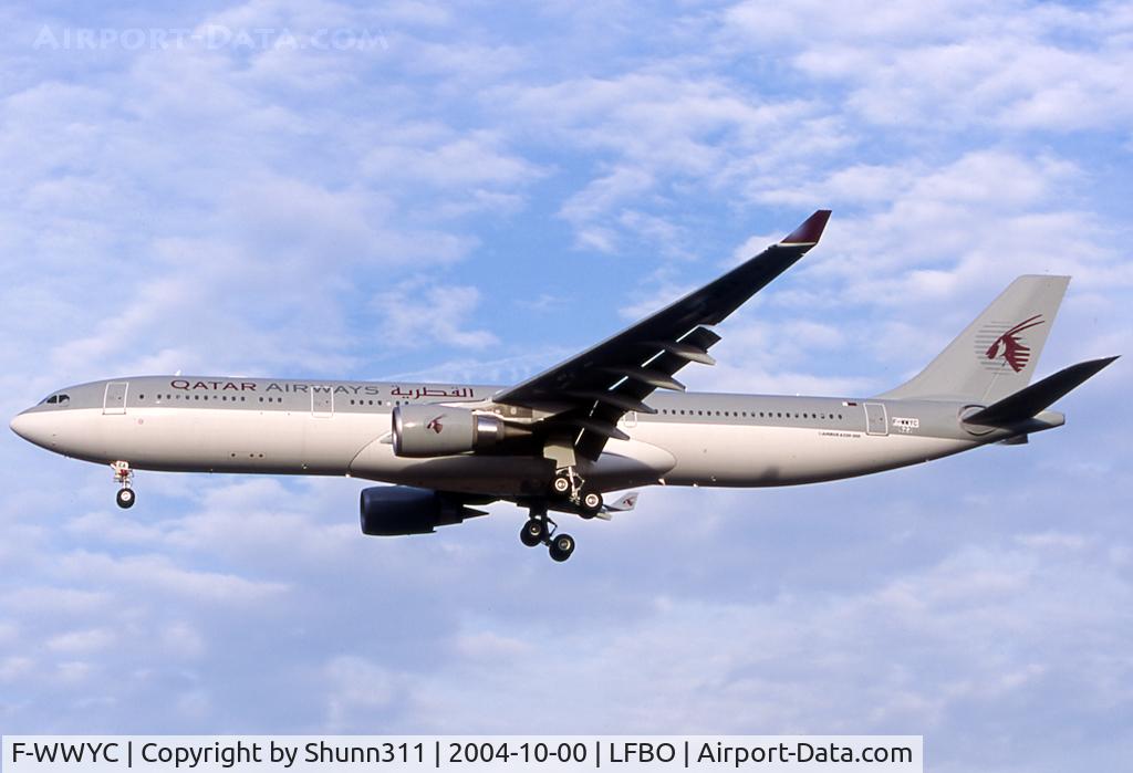 F-WWYC, 2004 Airbus A330-302 C/N 623, C/n 0623 - To be A7-AEA