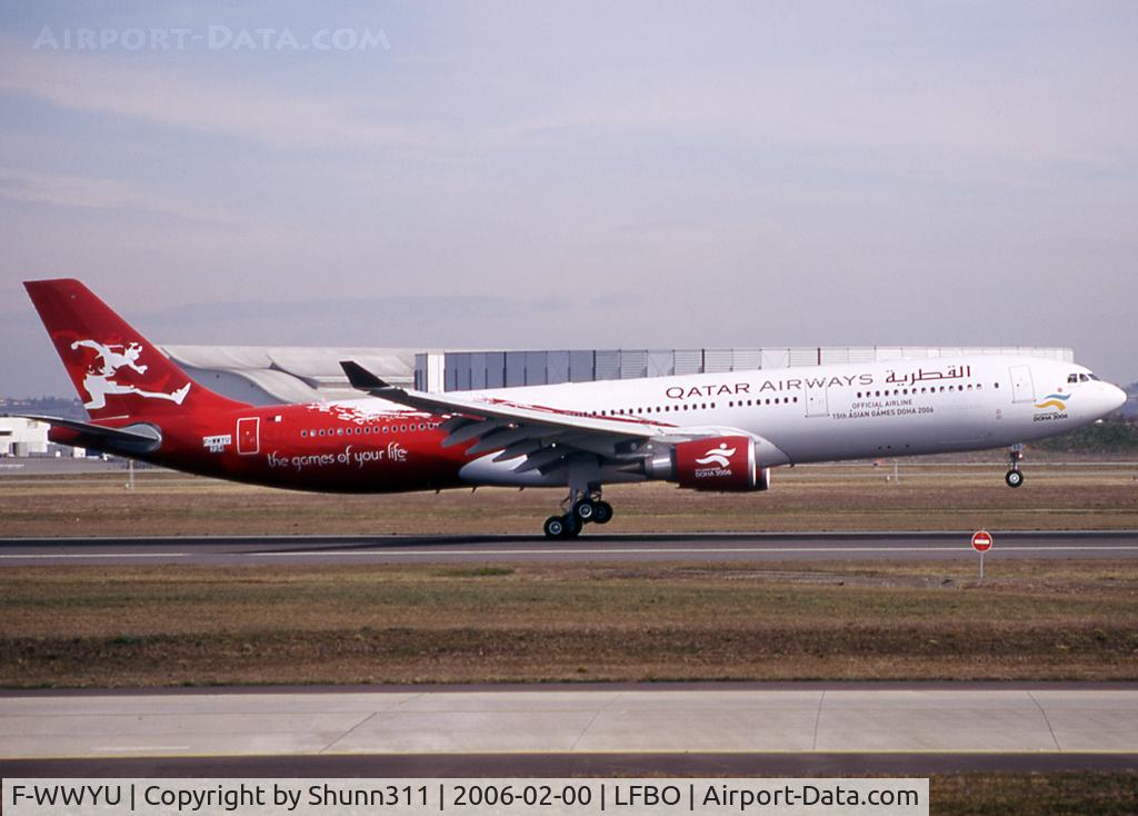 F-WWYU, 2006 Airbus A330-302 C/N 734, C/n 0734 - To be A7-AEG in special Red Doha 2006 c/s