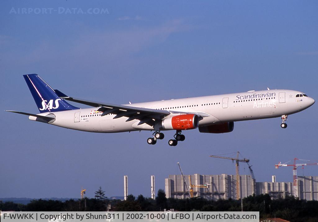 F-WWKK, 2002 Airbus A330-343X C/N 496, C/n 0496 - To be OY-KBN