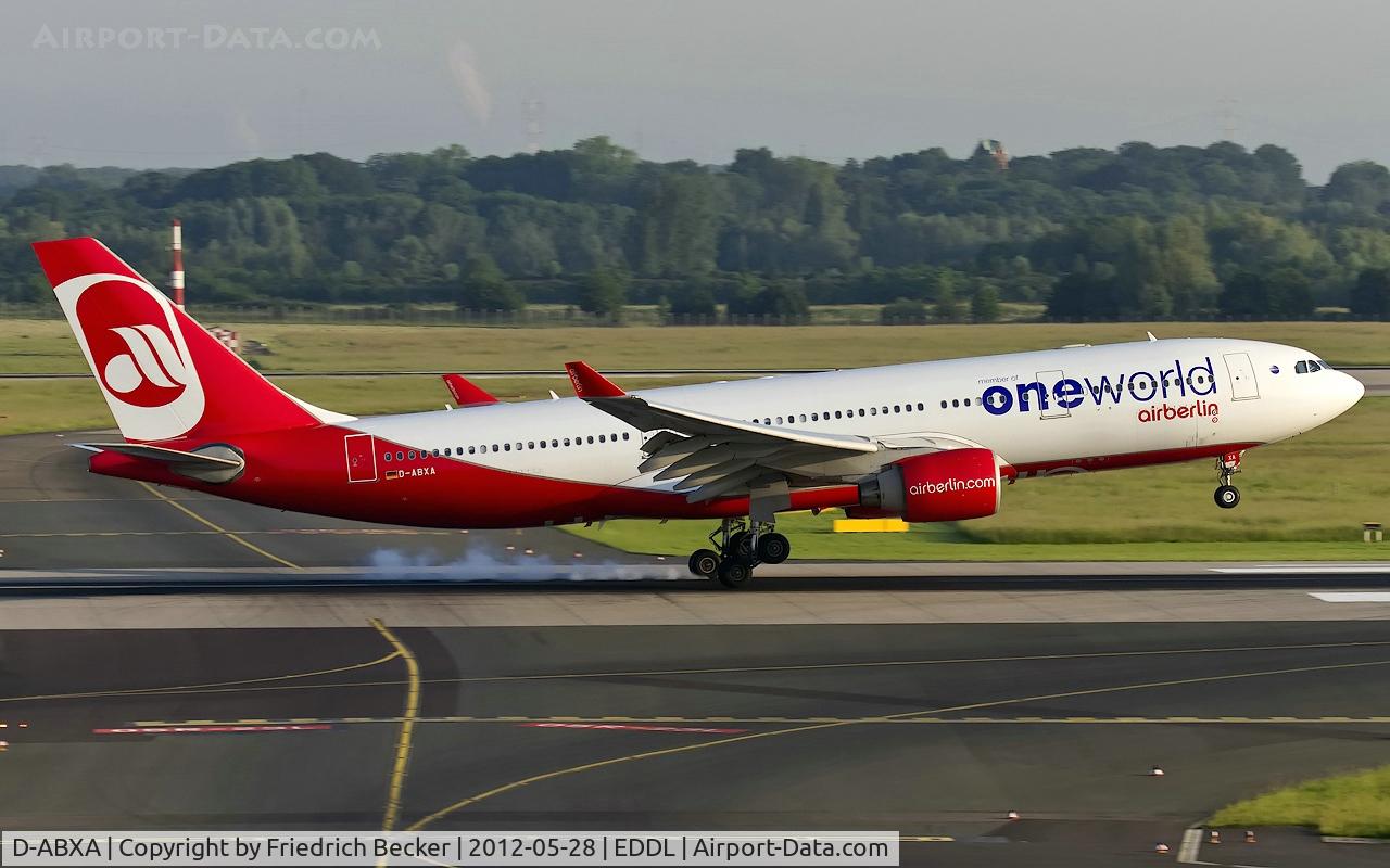 D-ABXA, 1999 Airbus A330-223 C/N 288, touchdown