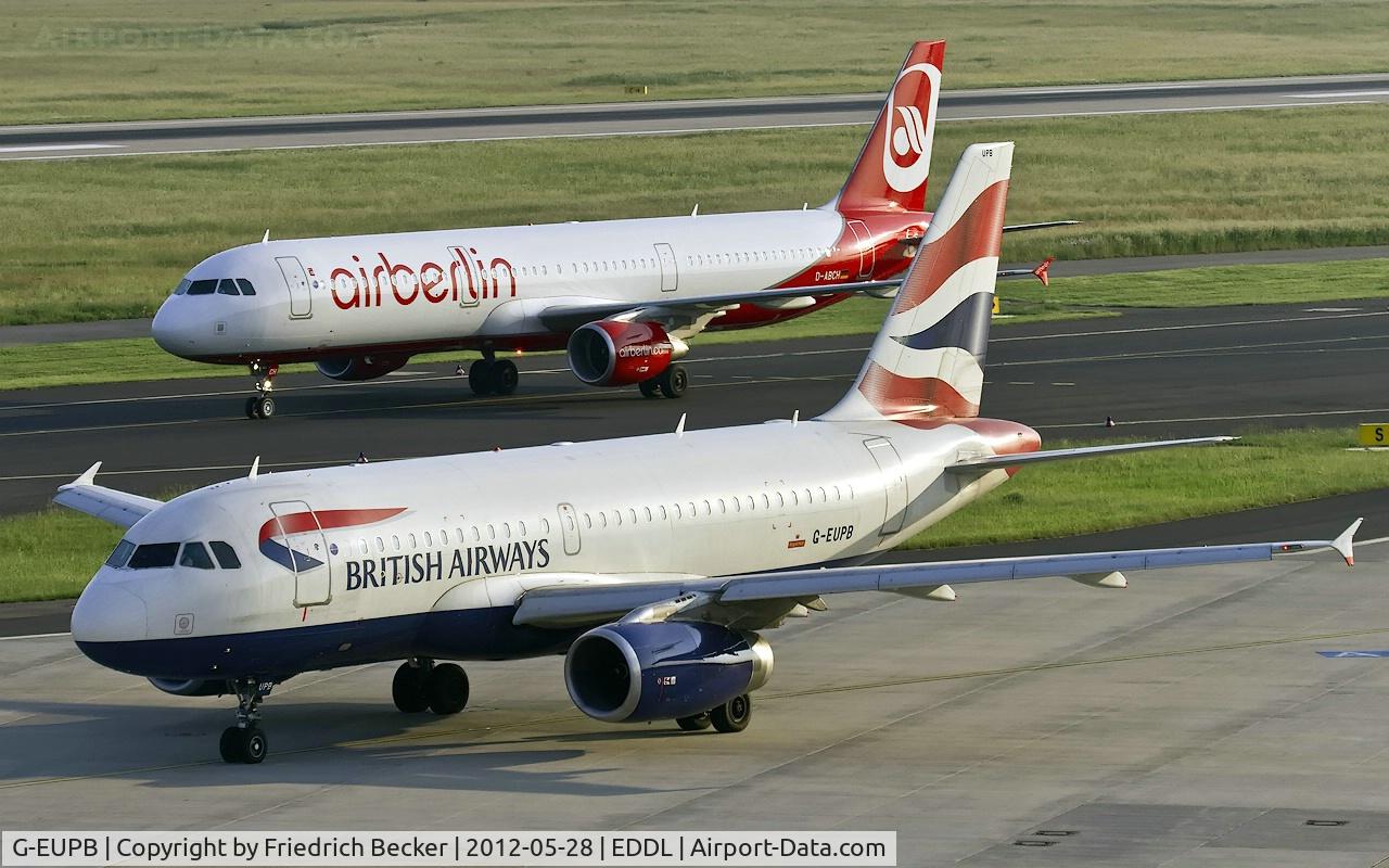 G-EUPB, 1999 Airbus A319-131 C/N 1115, ready for departure