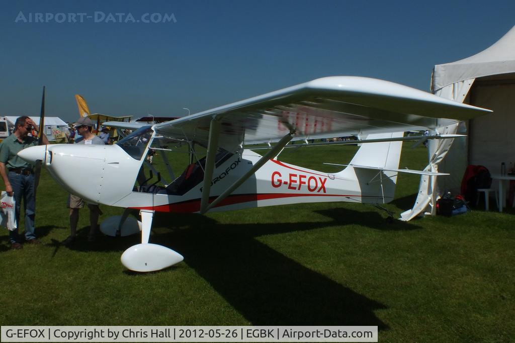 G-EFOX, 2011 Aeropro Eurofox 912(1) C/N BMAA/HB/604, at AeroExpo 2012