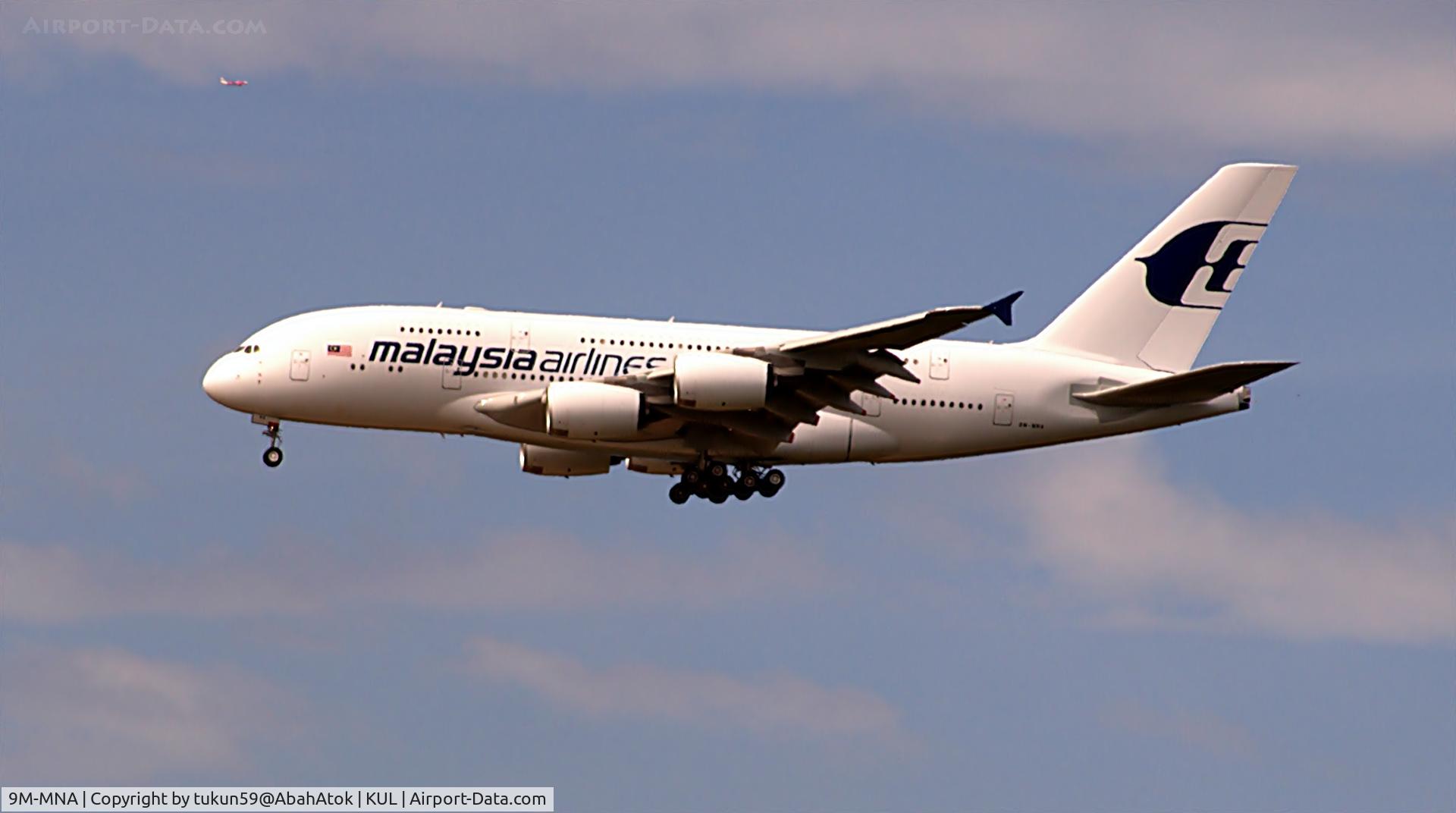 9M-MNA, 2011 Airbus A380-841 C/N 078, Malaysia Airlines