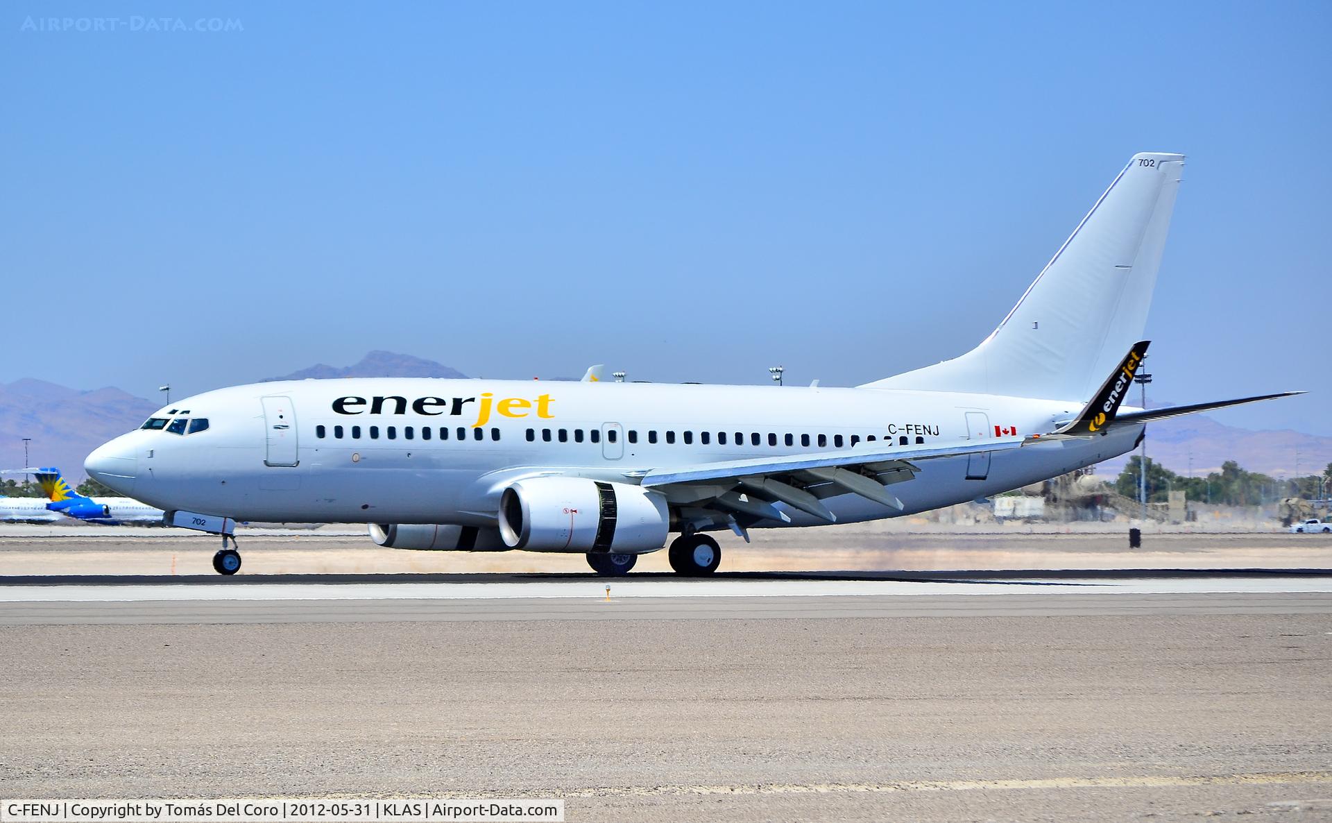 C-FENJ, 2002 Boeing 737-73V C/N 30244, C-FENJ Enerjet Boeing 737-73V (cn 30244)

- Las Vegas - McCarran International (LAS / KLAS)
USA - Nevada, May 31, 2012
Photo: Tomás Del Coro