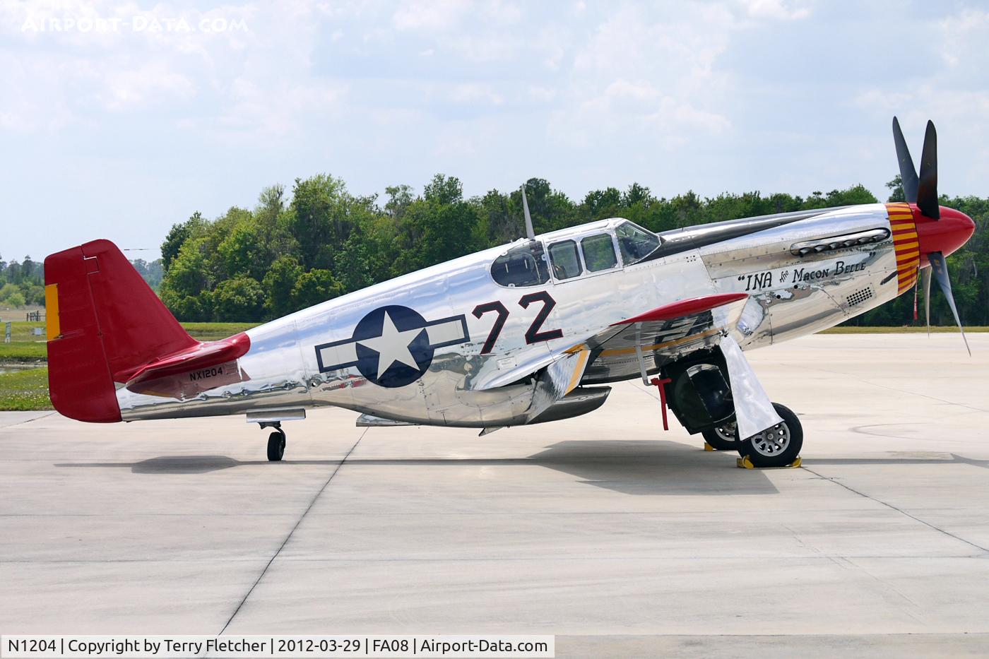 N1204, 1944 North American P-51C Mustang C/N 103-26385, At Fantasy of Flight Museum
