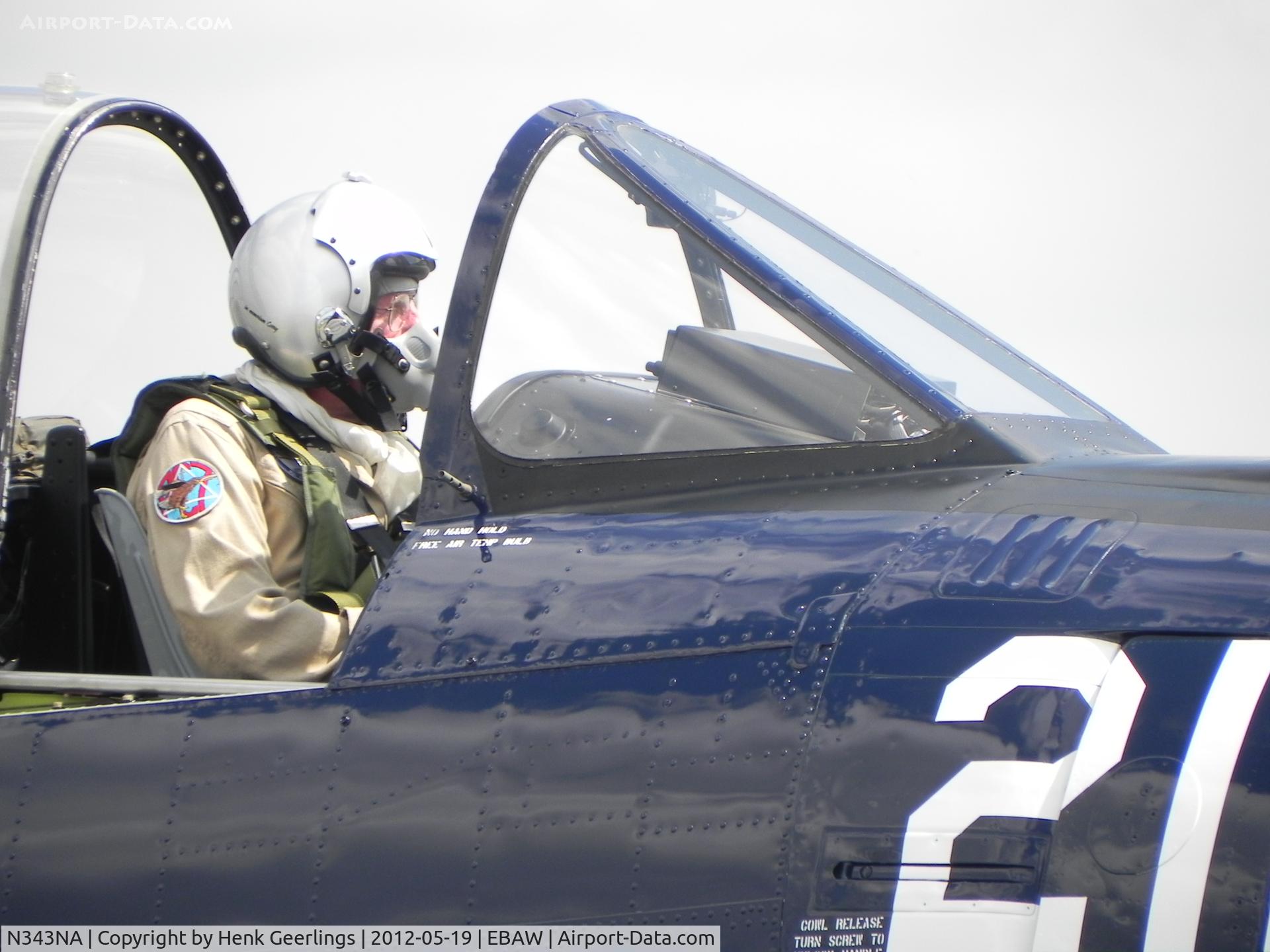 N343NA, 1955 North American T-28B Trojan C/N 200-414, Stampe Fly In 2012 , Deurne Airport