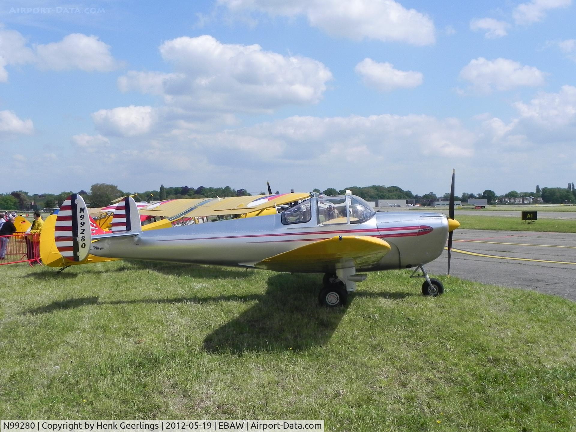 N99280, 1946 Erco 415C Ercoupe C/N 1903, Stampe Fly In 2012 , Deurne Airport