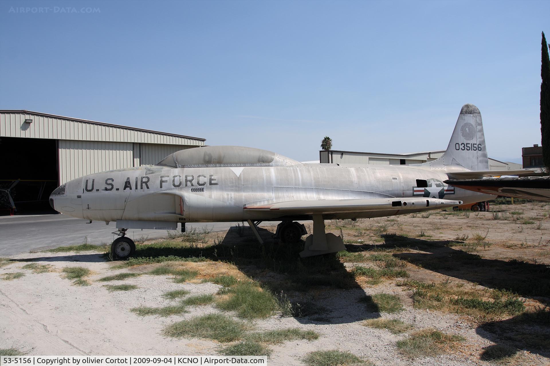 53-5156, 1953 Lockheed T-33A-1-LO Shooting Star C/N 580-8495, Waiting for better days... Chino planes of fame museum