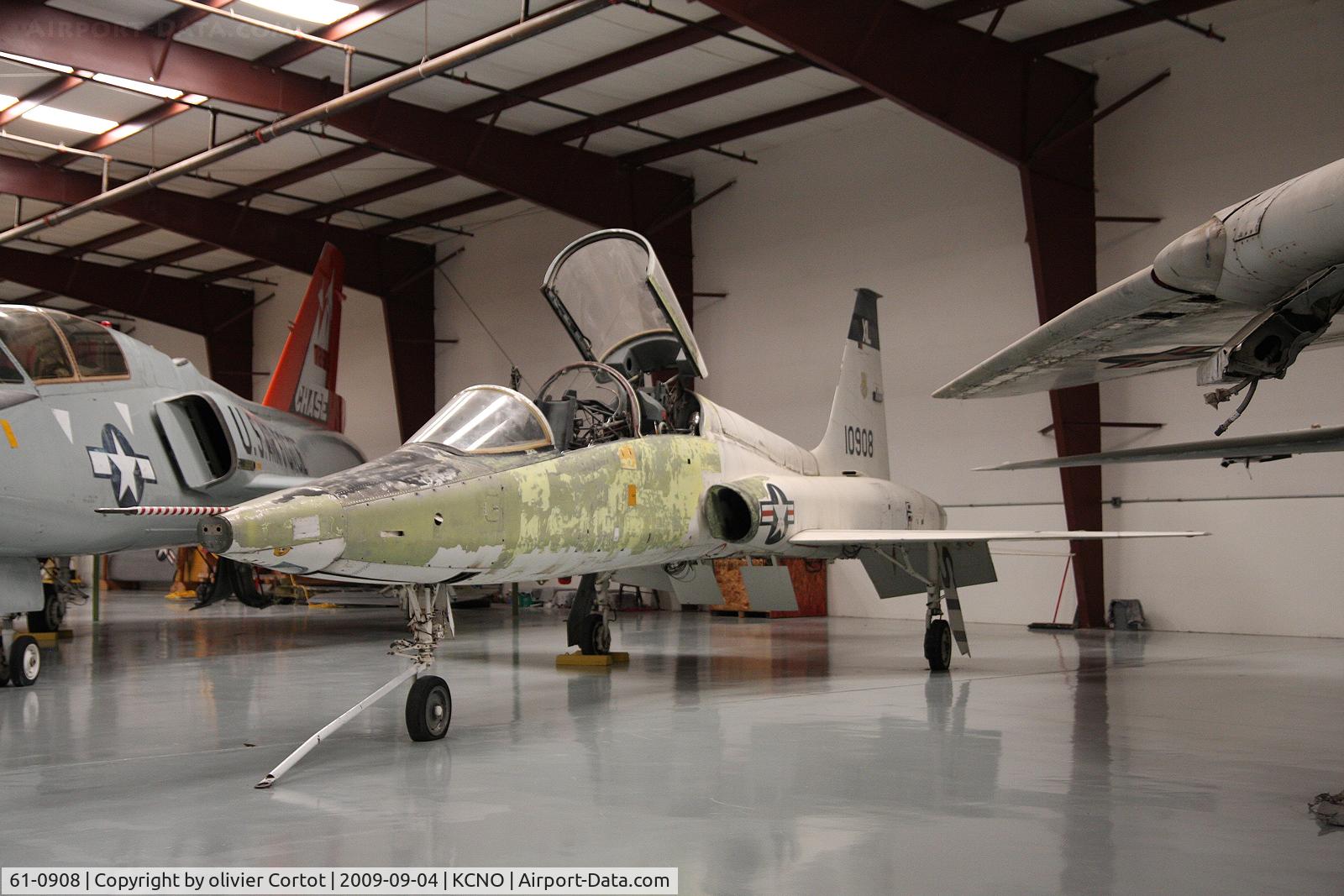 61-0908, 1961 Northrop T-38A Talon C/N N.5274, Yanks museum