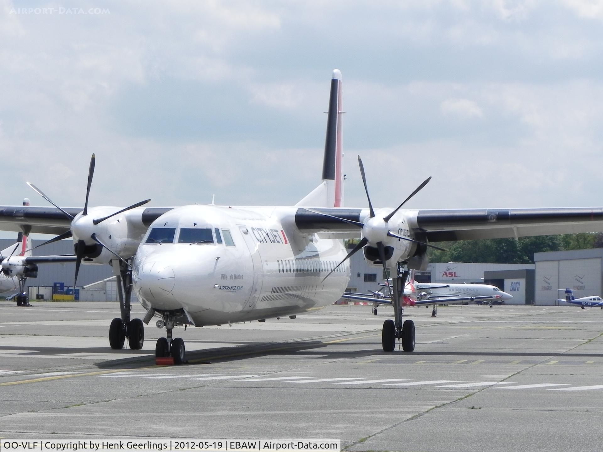 OO-VLF, 1991 Fokker 50 C/N 20208, Stampe Fly In 2012 , Deurne Airport