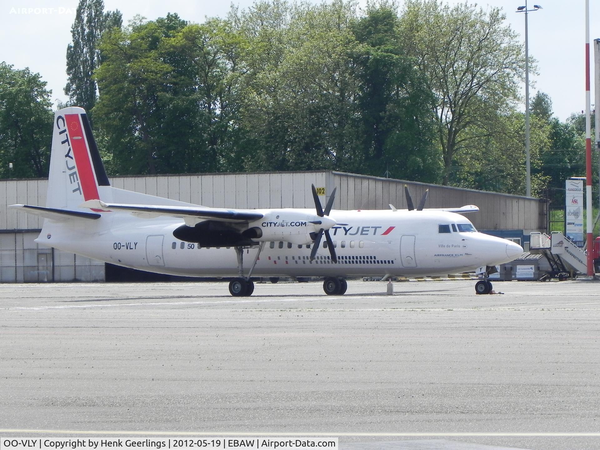 OO-VLY, 1990 Fokker 50 C/N 20181, Stampe Fly In 2012 , Deurne Airport