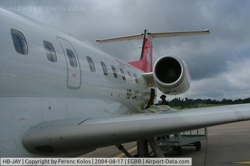 HB-JAY, 2002 Embraer EMB-145LU (ERJ-145LU) C/N 145601, Birmingham