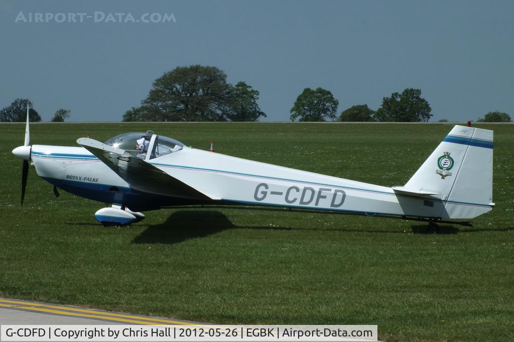 G-CDFD, 2004 Scheibe SF-25C Falke C/N 44705, at AeroExpo 2012