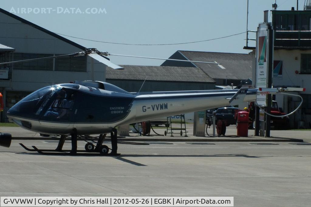 G-VVWW, 1990 Enstrom 280FX Shark C/N 2056, at AeroExpo 2012