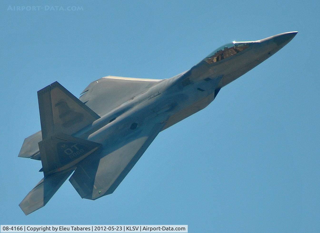 08-4166, 2010 Lockheed Martin F-22A Raptor C/N 4166, Taken over Nellis Air Force Base, Nevada.