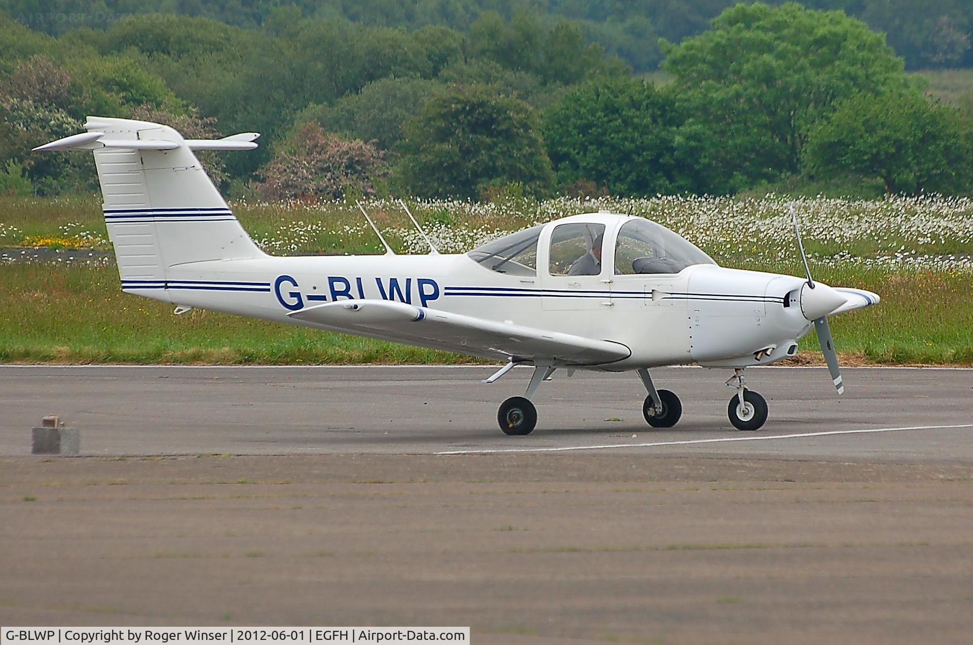 G-BLWP, 1978 Piper PA-38-112 Tomahawk Tomahawk C/N 38-78A0367, Cambrian Flying Club's latest Tomahawk has arrived.