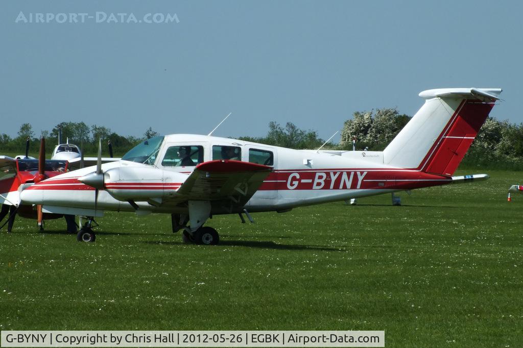 G-BYNY, 1977 Beech 76 Duchess C/N ME-247, at AeroExpo 2012