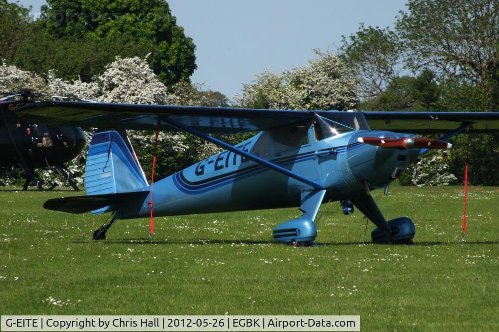 G-EITE, 1946 Luscombe 8F Silvaire C/N 3407, at AeroExpo 2012