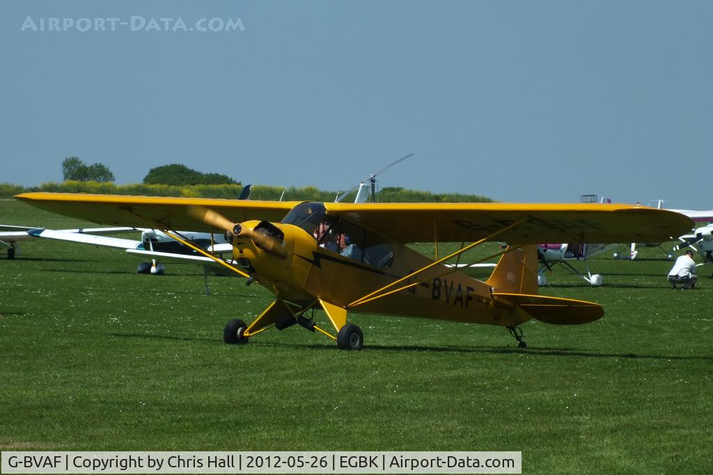 G-BVAF, 1940 Piper J3C-65 Cub Cub C/N 4645, at AeroExpo 2012