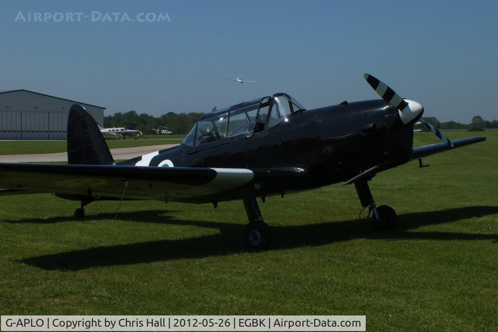 G-APLO, 1950 De Havilland DHC-1 Chipmunk T.10 C/N C1/0144, at AeroExpo 2012