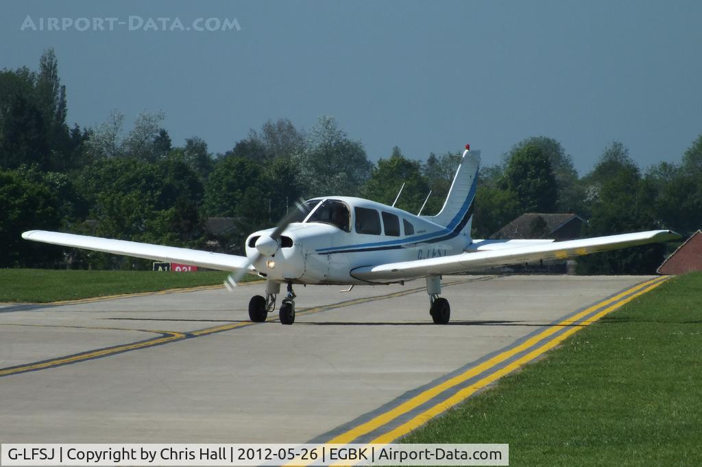 G-LFSJ, 1979 Piper PA-28-161 Cherokee Warrior II C/N 28-7916536, at AeroExpo 2012