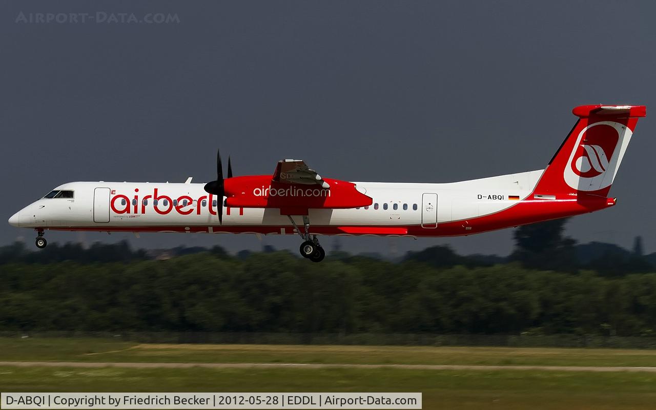 D-ABQI, 2009 De Havilland Canada DHC-8-402Q Dash 8 C/N 4264, on short final RW23L