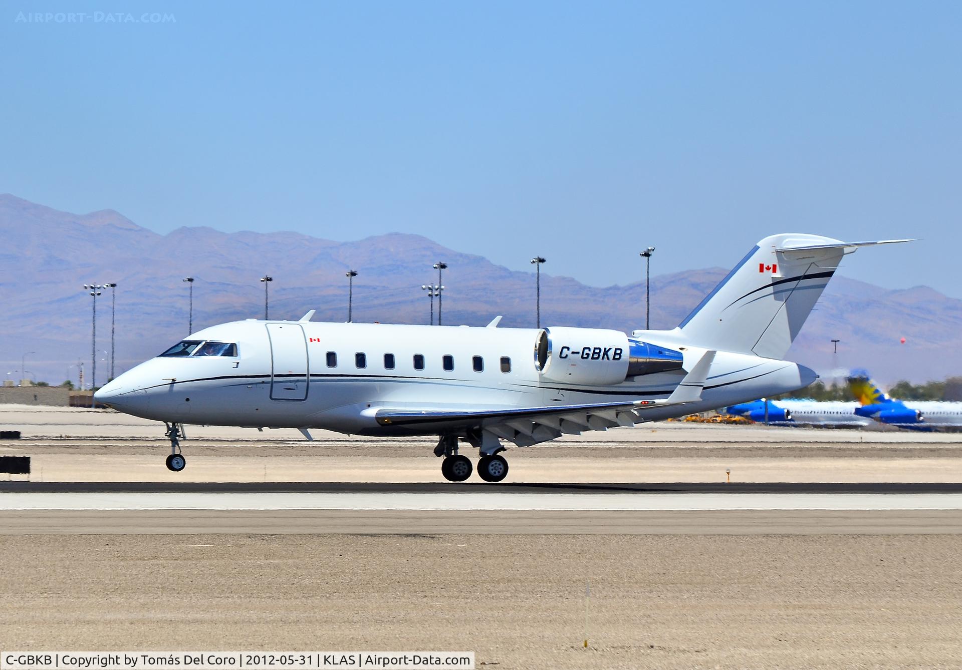 C-GBKB, 1999 Bombardier Challenger 604 (CL-600-2B16) C/N 5420, C-GBKB Canadair CL-600-2B16 Challenger 604 (cn 5420)

- Las Vegas - McCarran International (LAS / KLAS)
USA - Nevada, May 31, 2012
Photo: Tomás Del Coro