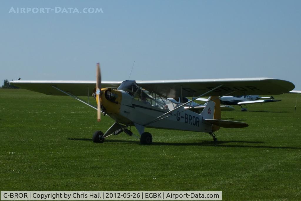 G-BROR, 1943 Piper L-4H Grasshopper (J3C-65D) C/N 10885, at AeroExpo 2012
