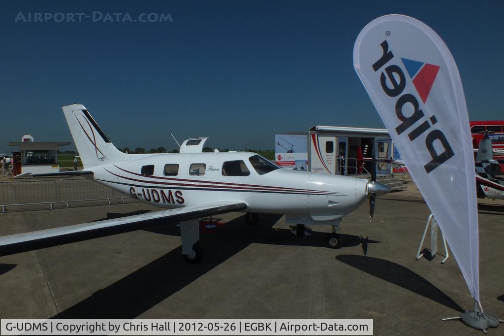 G-UDMS, 2008 Piper PA-46R-350T Malibu Matrix C/N 4692068, at AeroExpo 2012
