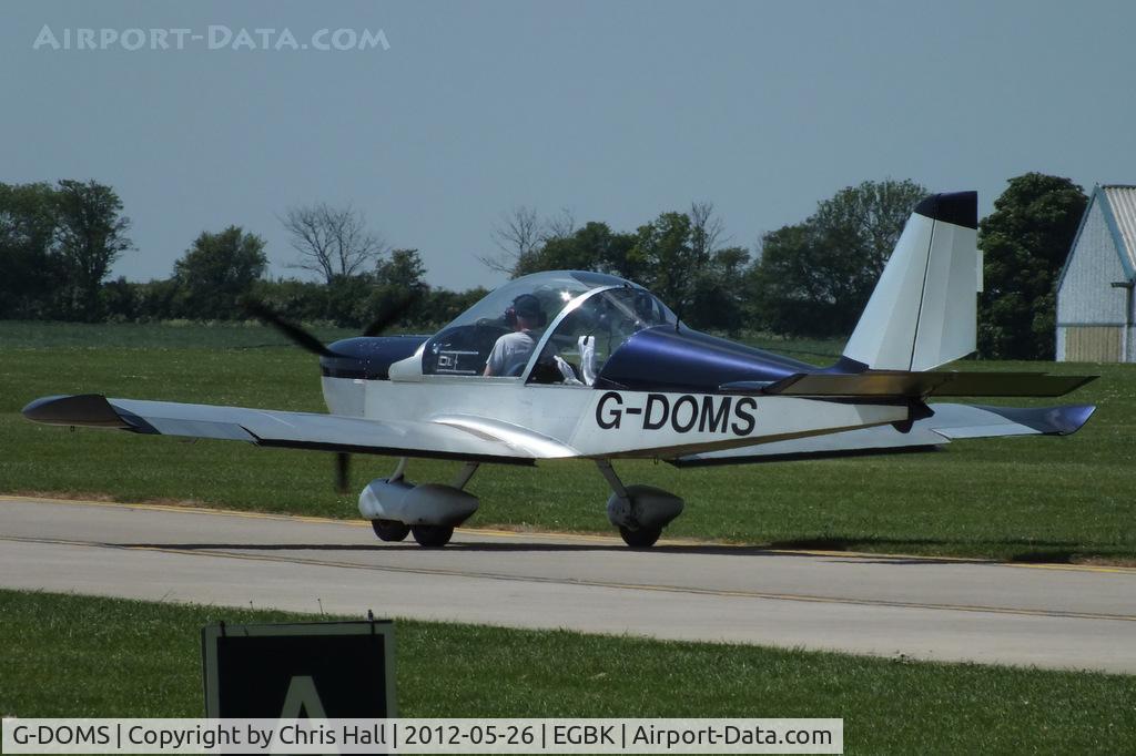 G-DOMS, 2004 Aerotechnik EV-97A Eurostar C/N PFA 315-14254, at AeroExpo 2012