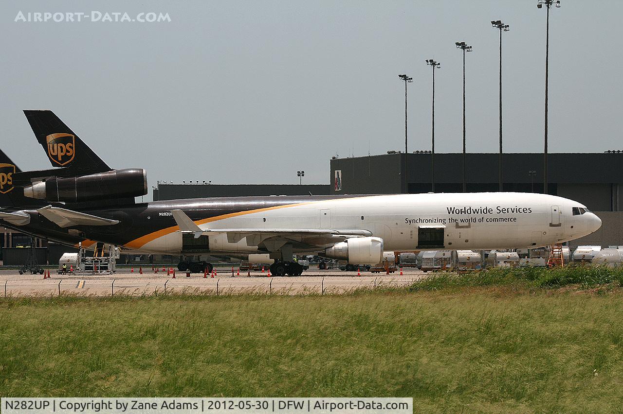 N282UP, 1991 McDonnell Douglas MD-11F C/N 48452, UPS MD-11F at DFW Airport