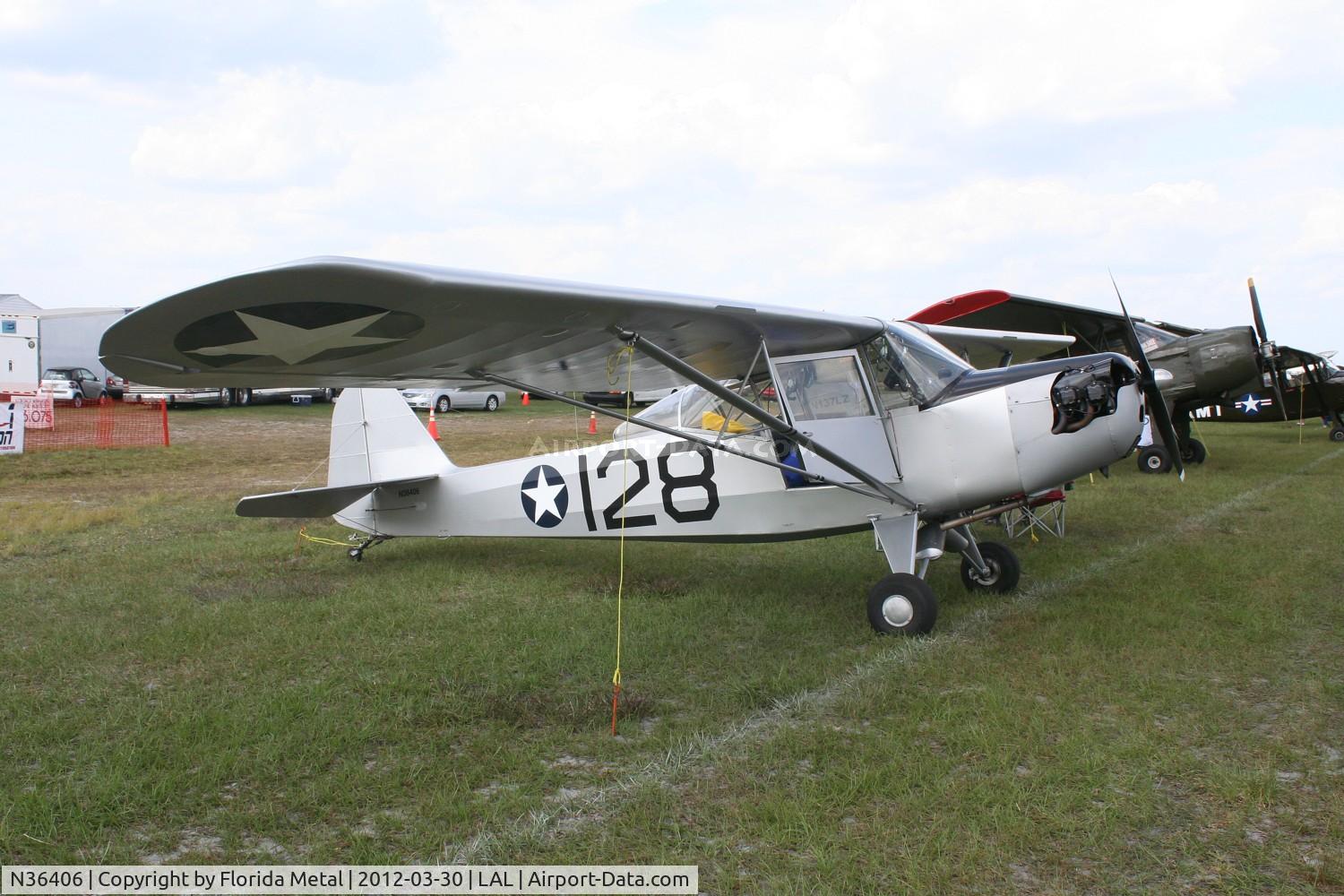 N36406, 1942 Taylorcraft DCO-65 C/N 4147, Taylorcraft L-2