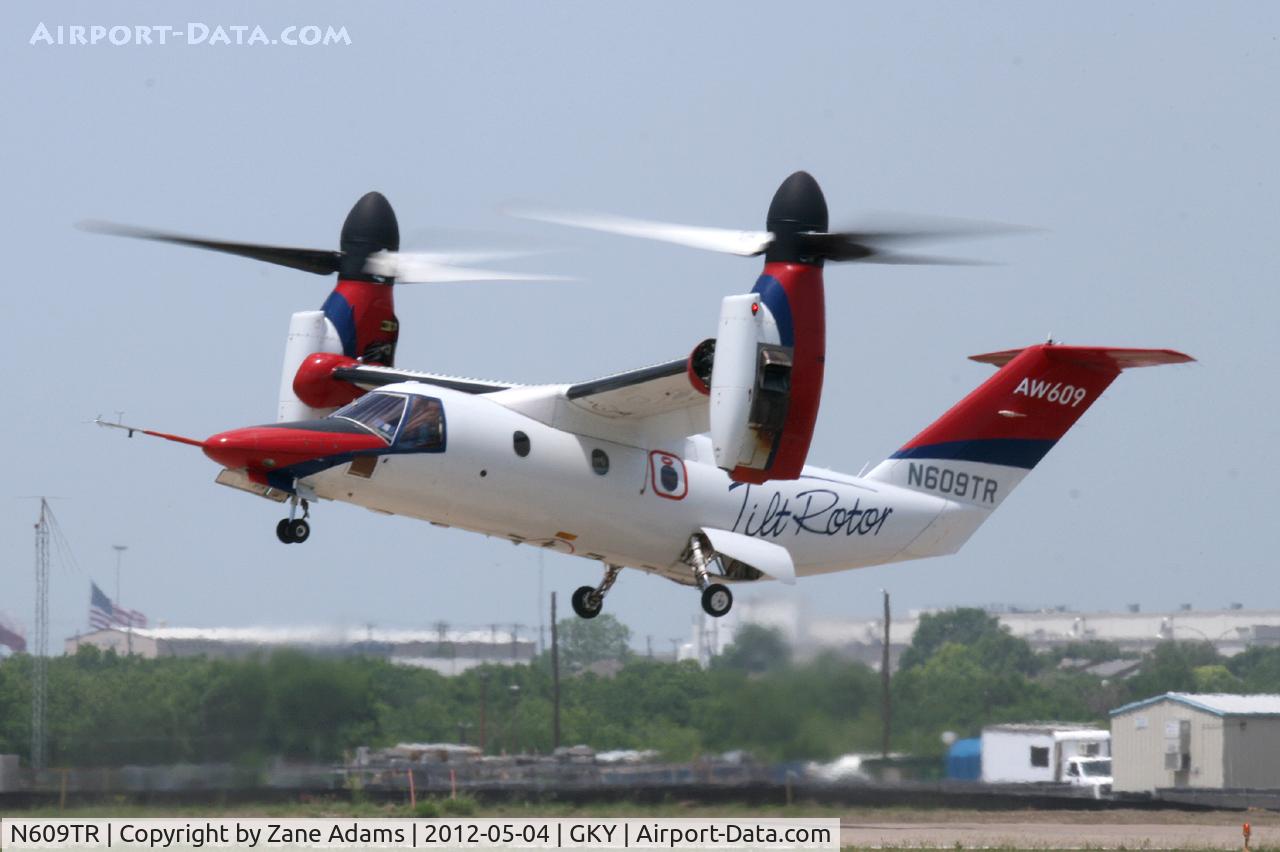 N609TR, 2003 Bell 609 C/N 60001, Agusta Westland AW609 Tilt-Rotor (Formerly Bell Agusta BA609)flying at Arlington Municipal Airport