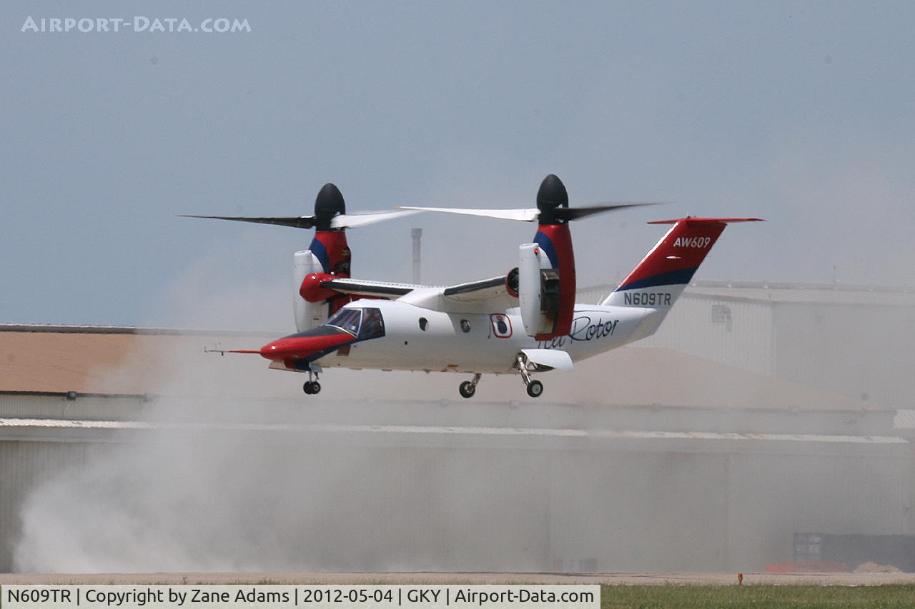 N609TR, 2003 Bell 609 C/N 60001, Agusta Westland AW609 Tilt-Rotor (Formerly Bell Agusta BA609)flying at Arlington Municipal Airport