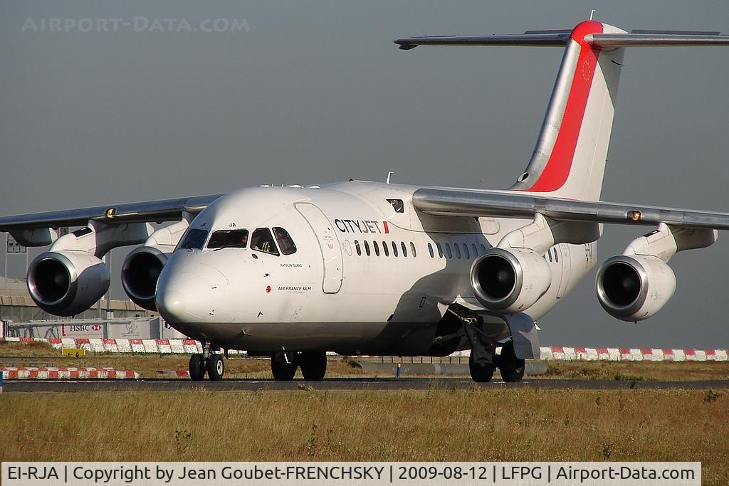 EI-RJA, 1998 British Aerospace Avro 146-RJ85A C/N E2329, CITYJET to DUB