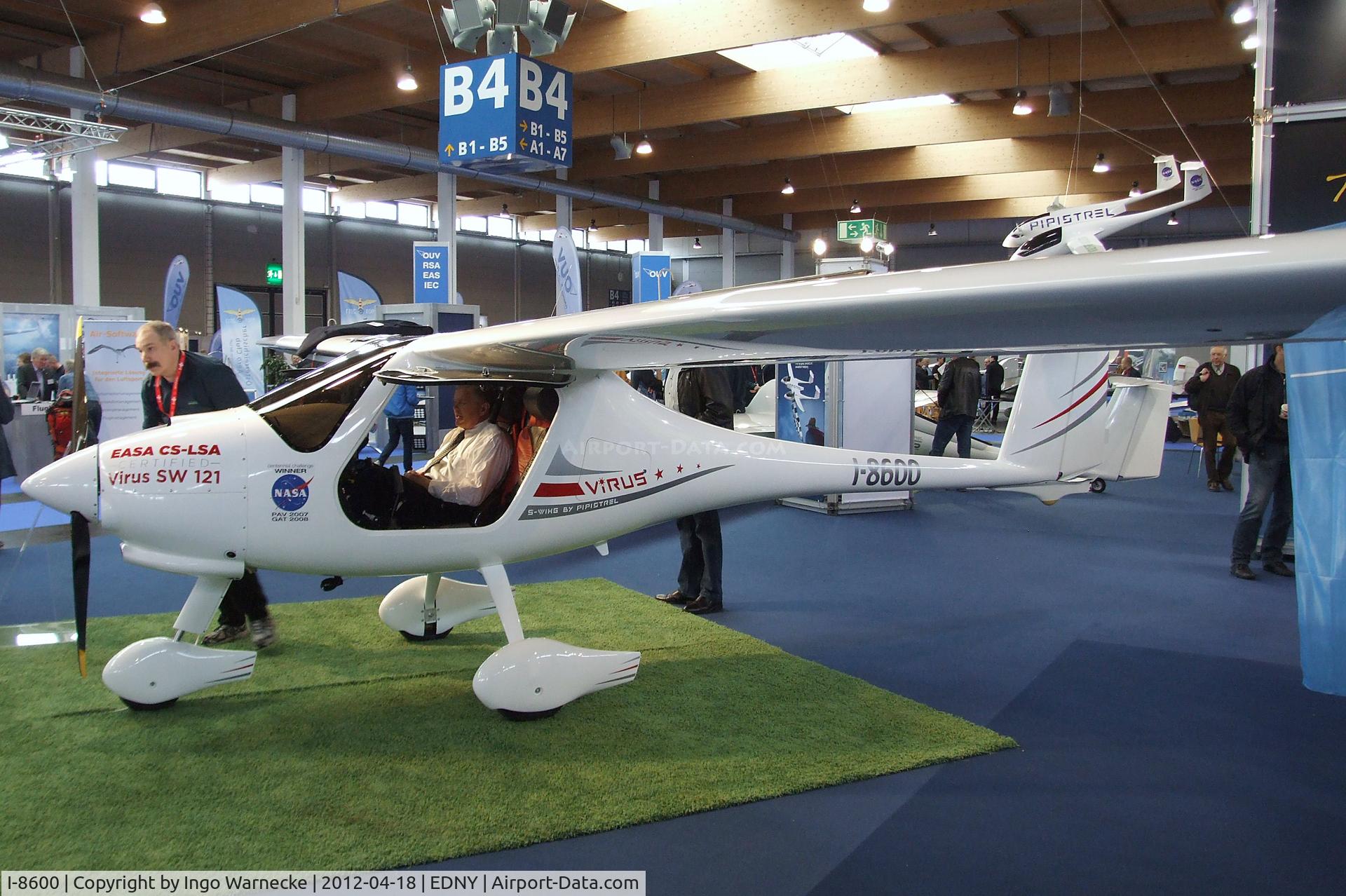 I-8600, Pipistrel Virus SW C/N 331SW100, Pipistrel Virus SW at the AERO 2012, Friedrichshafen