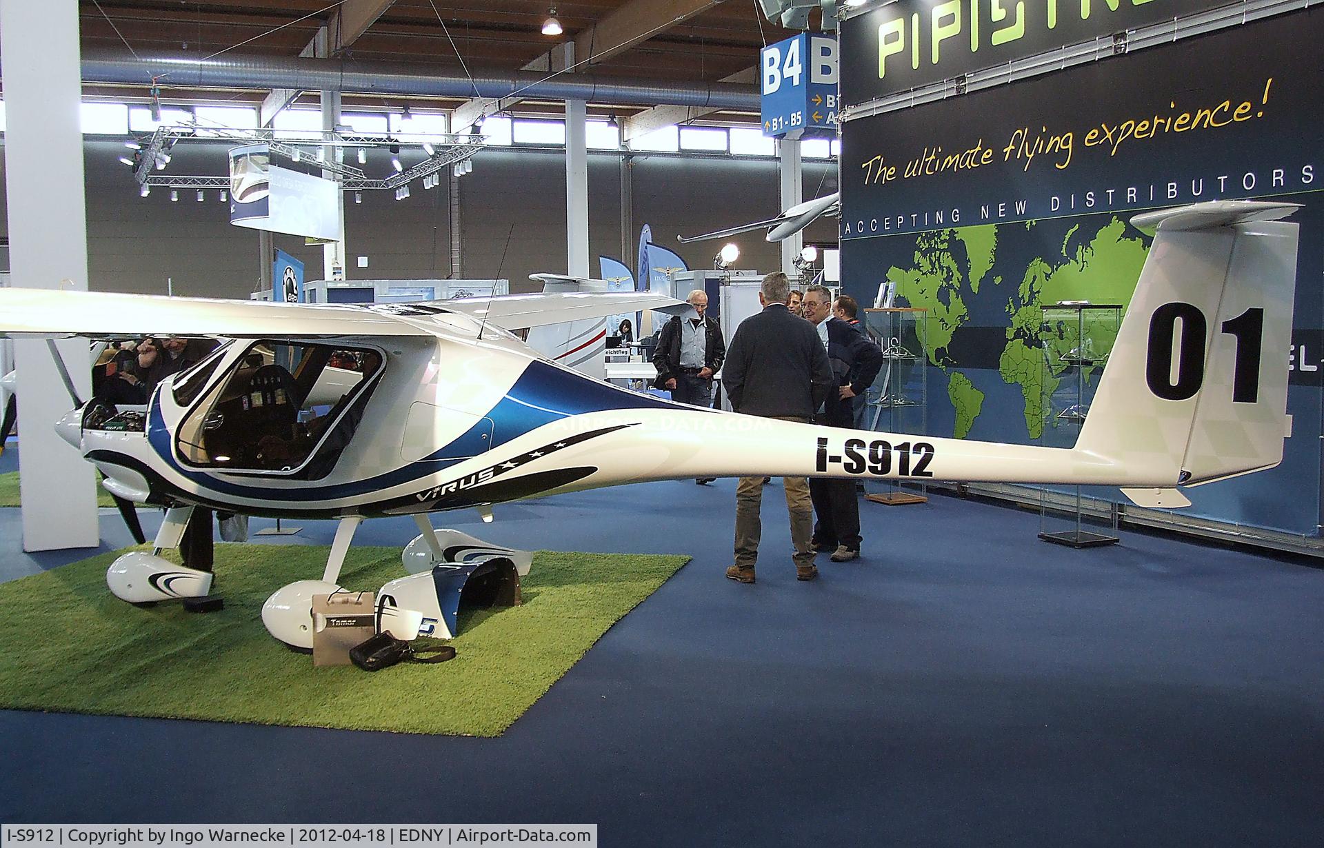 I-S912, Pipistrel Virus SW C/N Not found I-S912, Pipistrel Virus SW at the AERO 2012, Friedrichshafen