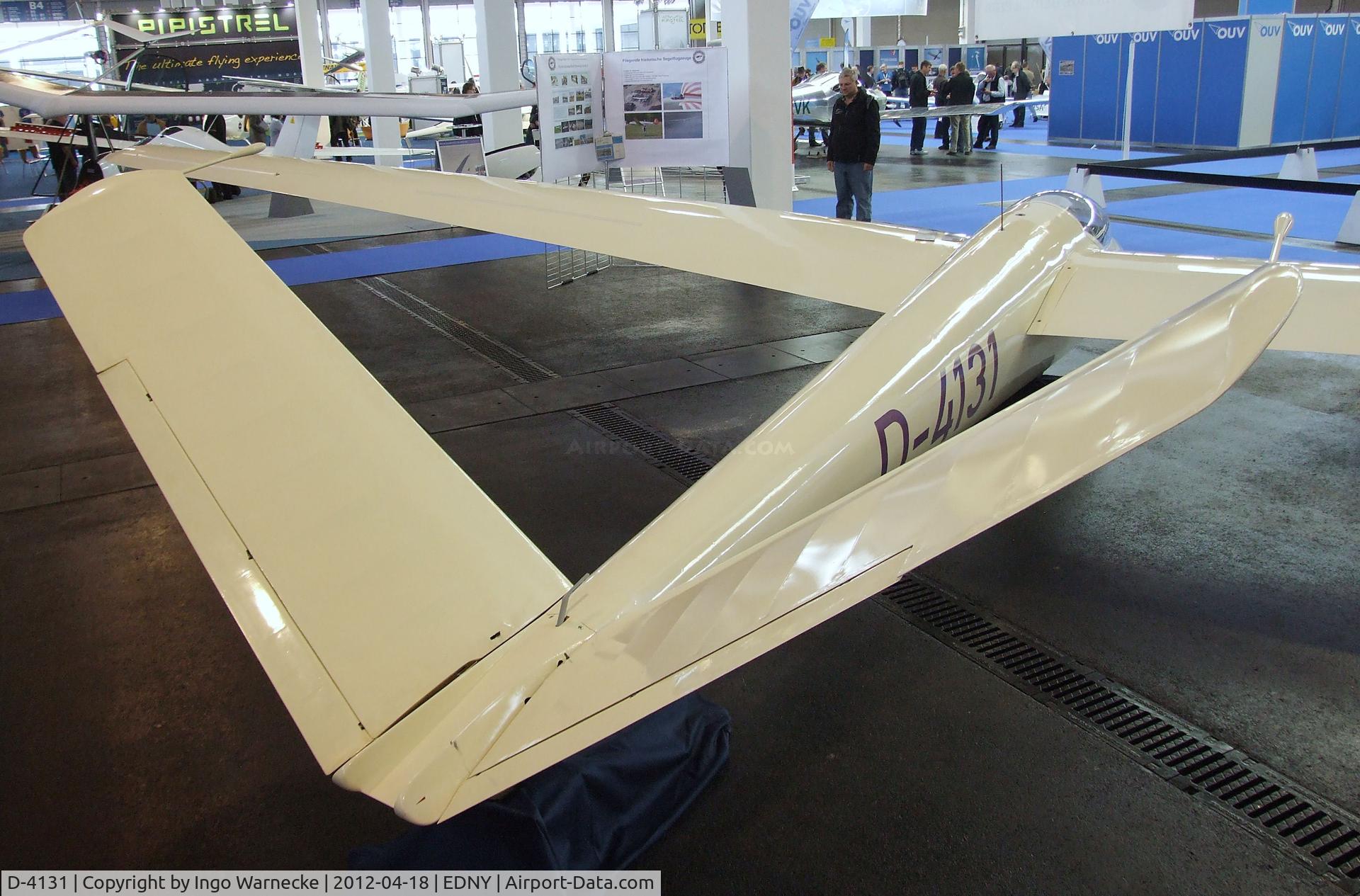 D-4131, Schempp-Hirth Standard Austria S C/N 16, Schempp-Hirth Standard Austria S at the AERO 2012, Friedrichshafen