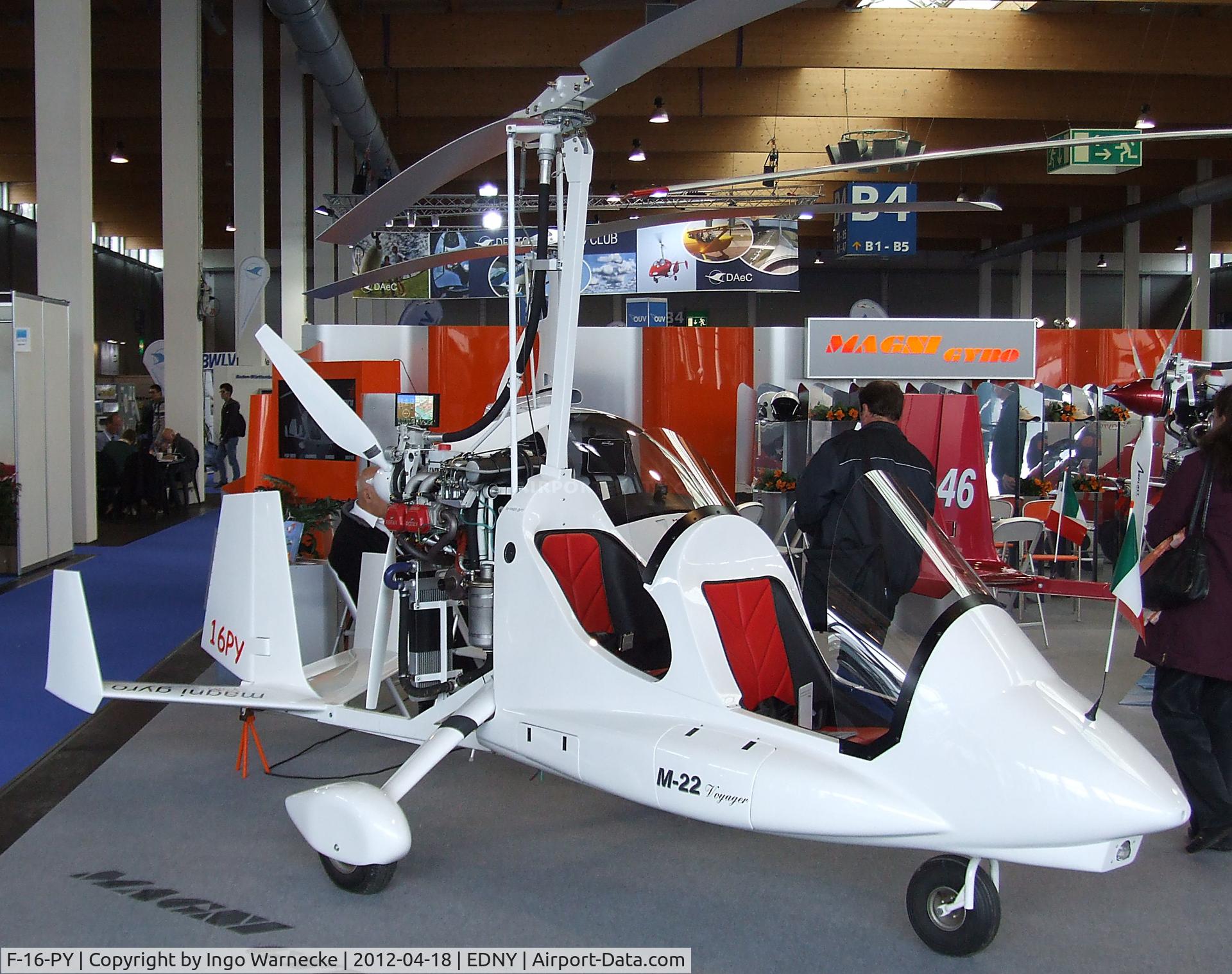 F-16-PY, 2012 Magni Gyro M-22 Voyager C/N 22-12-6914, Magni M-22 Voyager at the AERO 2012, Friedrichshafen