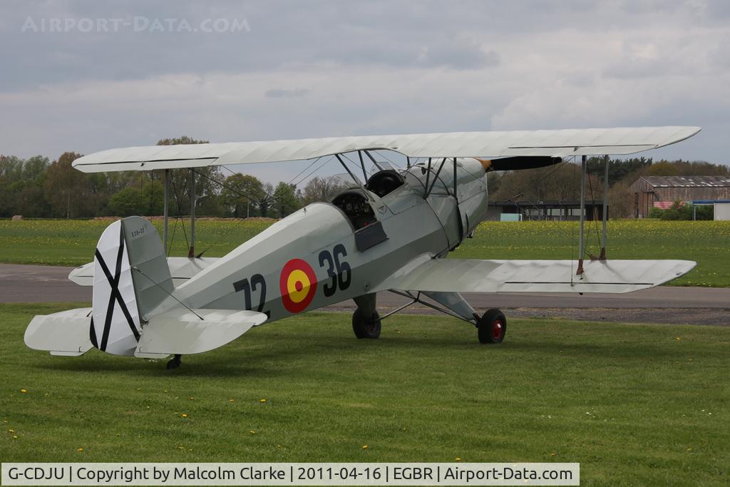 G-CDJU, 1954 CASA 1-131E Jungmann C/N 1078, CASA 1-131E Srs 1000 Jungmann, Breighton Airfield, April 2011.