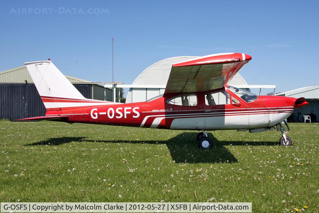 G-OSFS, 1973 Reims F177RG Cardinal RG C/N 177RG0082, Reims F177RG, Fishburrn Airfield, May 2012.