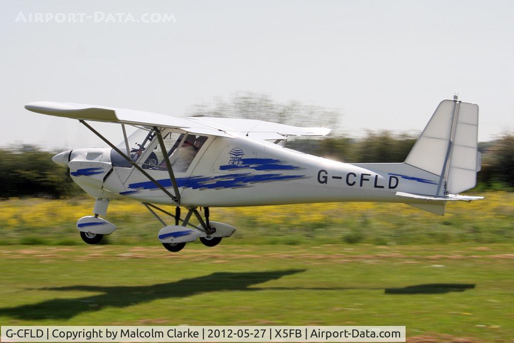 G-CFLD, 2008 Comco Ikarus C42 FB80 C/N 0807-6982, Ikarus C42 FB80, Fishburn Airfield, May 2012.
