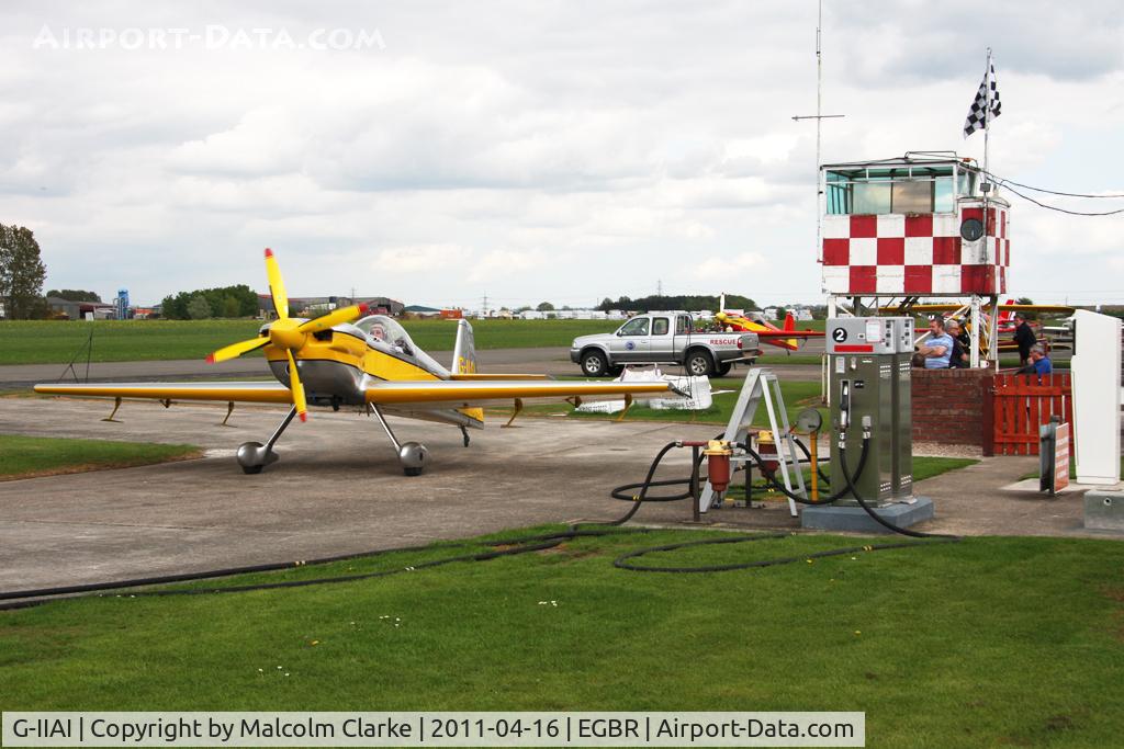 G-IIAI, 1995 Mudry CAP-232 C/N 07, Mudry CAP 232 at the pump, Breighton Airfield, April 2011.